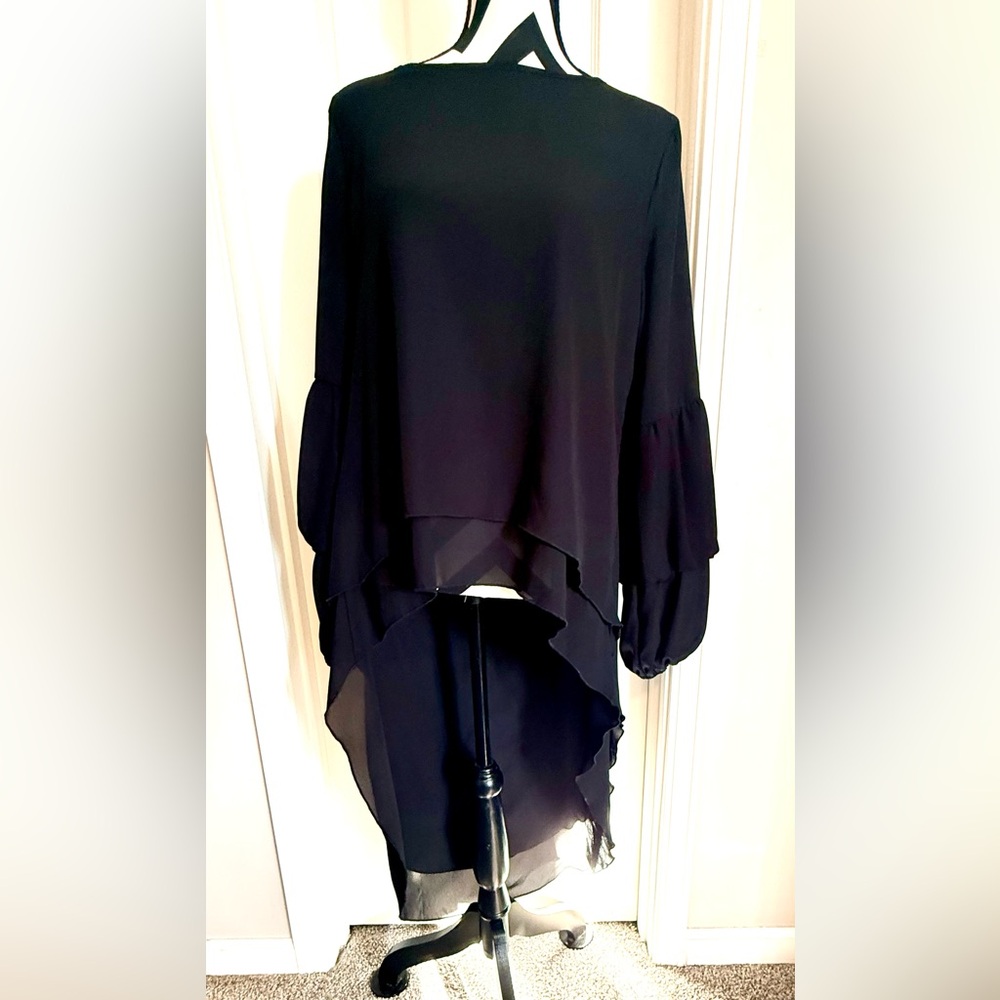 Chic Black Women's Blouse